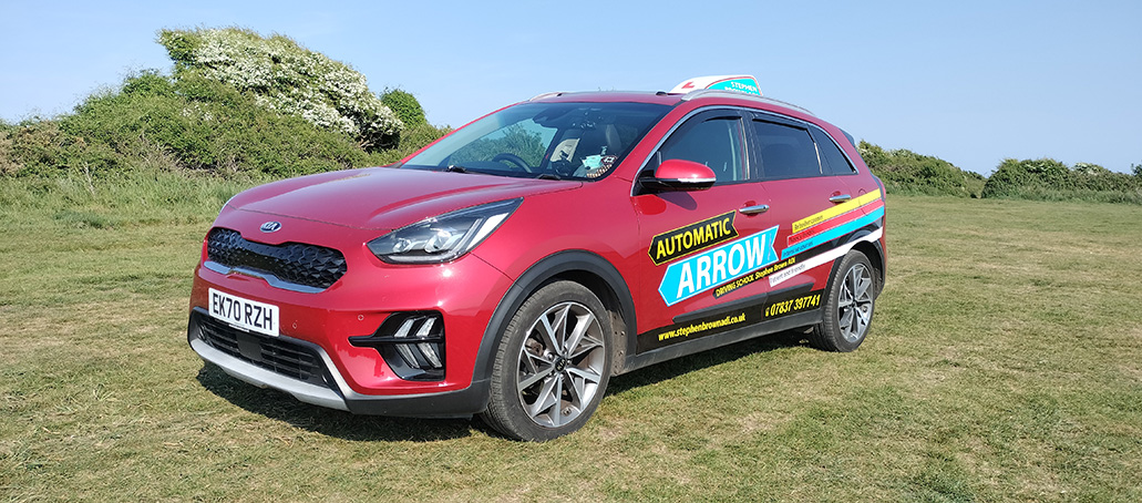 Arrow driving school cars